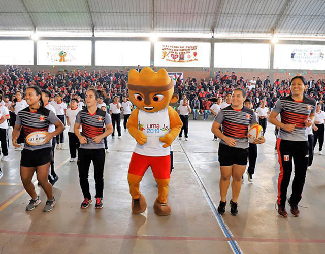 Rugby promotion for the 2019 Pan American Games in Lima