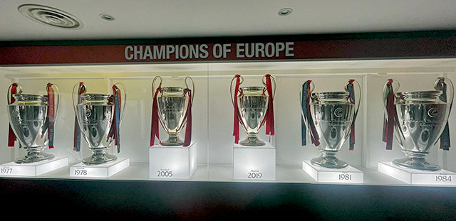 Liverpool's winning Champion's Leagues Cup