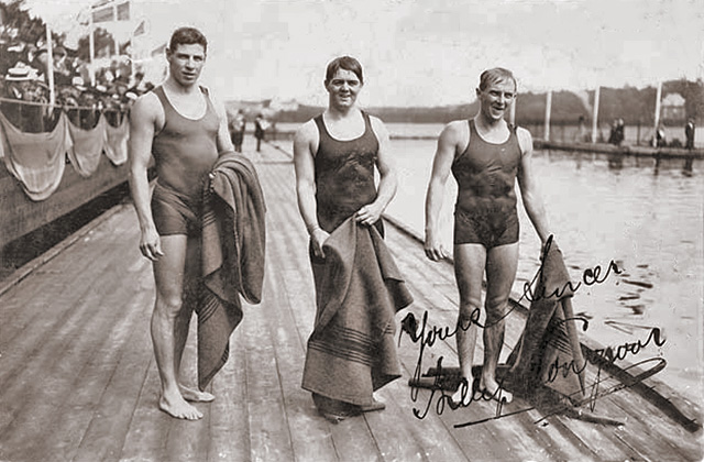 Australian swimmers at the Stockholm Olympics 1912