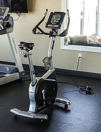 Cycle ergometer for 5km fitness test