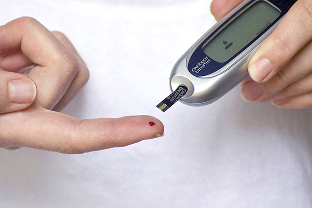 collecting a blood sample