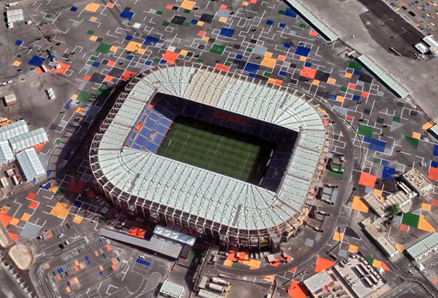 View of Qatar's Stadium 974