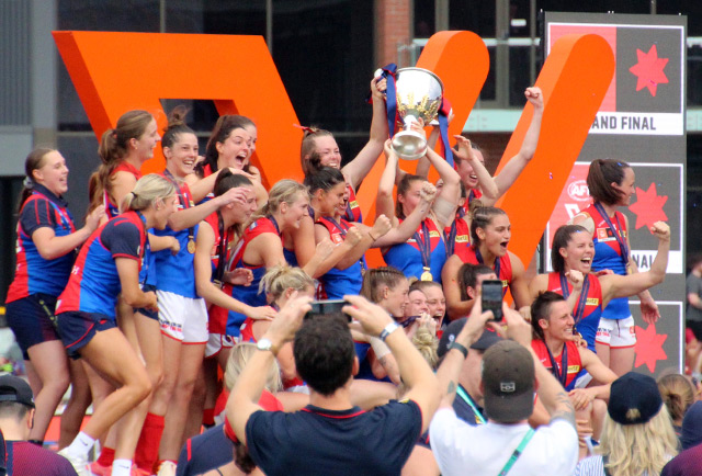 2022 AFLW Grand Final winners Melbourne