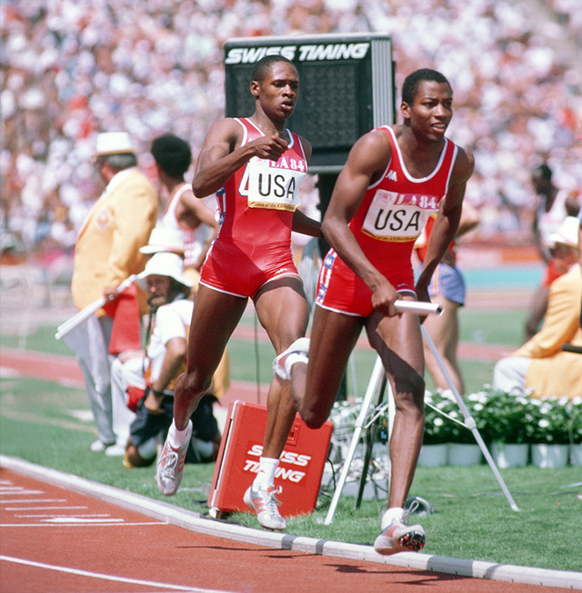 USA runners at the 1984 Olympics