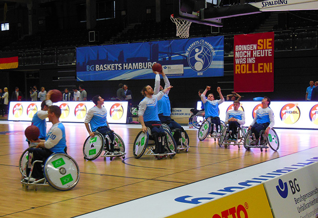 wheelchair basketball game