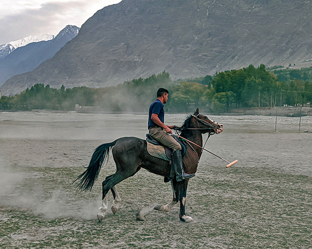 Polo player in Pakistan