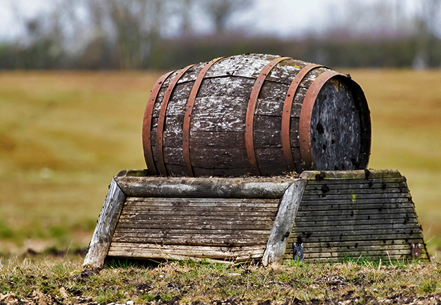 jump over the barrel