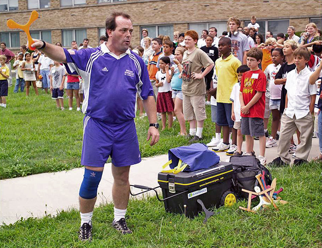 Boomerang Throwing Demonstration
