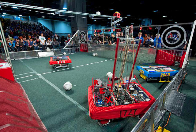 Robot soccer game