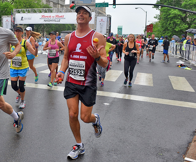 Bjuggling and running