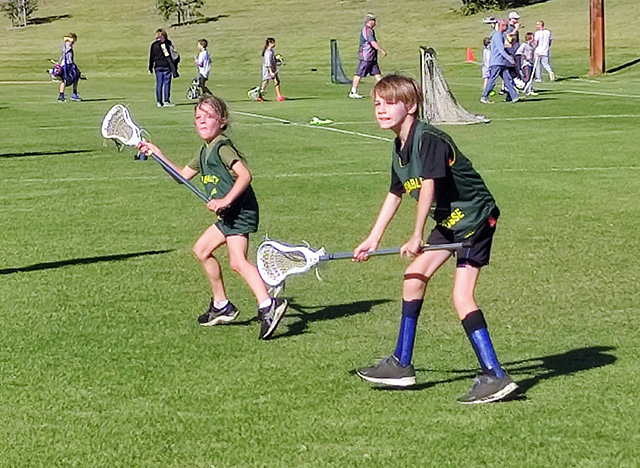 children playing a modcrosse game