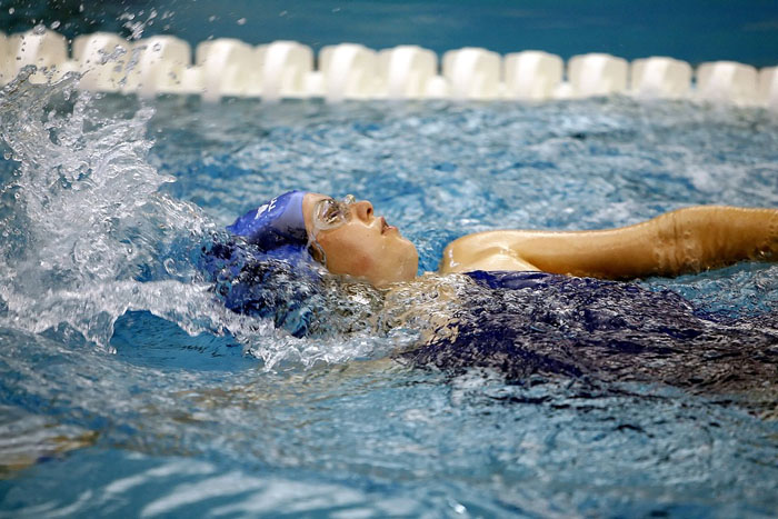 Swimming backstroke