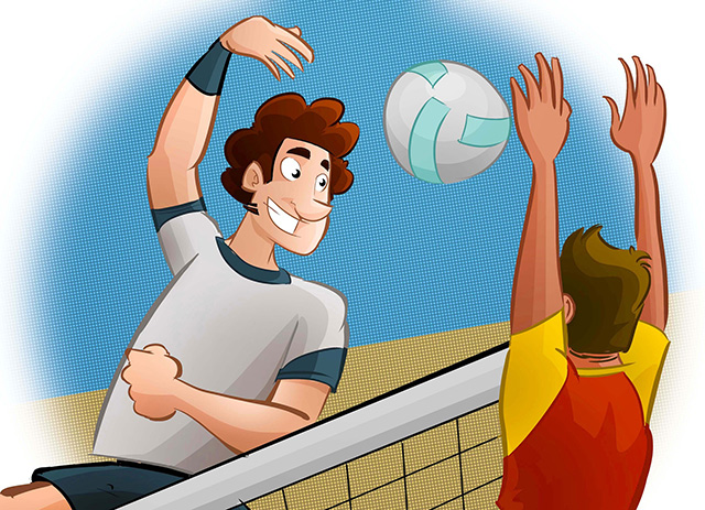 crossnet volleyball