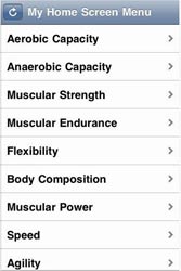 fitness test sccreenshot