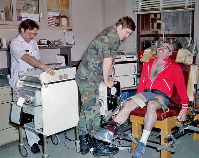 Cybex isokinetic testing machine