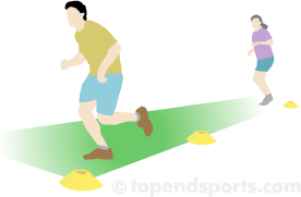 Cooper Running Fitness Test - Athletes on track