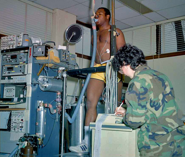 walking VO2max treadmill test